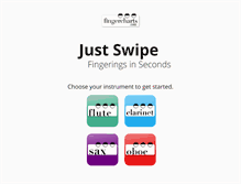 Tablet Screenshot of fingercharts.com